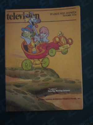 Post Dispatch Regional TV Guide October 1981 Trollkins Saturday Morning Cartoon