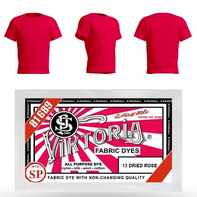 VIKTORIA Textilfarbe waschmaschinenfest (59 FARBEN) - stofffarbe, textil farbe