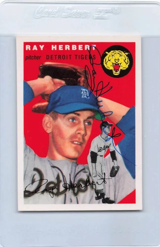 1994 Topps Archives '54 #190 Ray Herbert Tigers Signed Auto *F6084