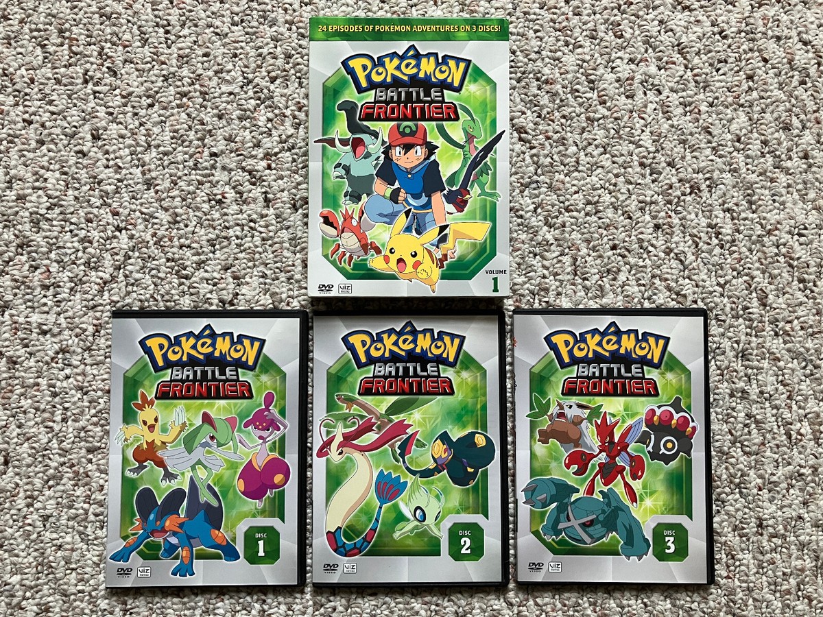 Pokemon: Battle Frontier - Volumes 1 and 2 DVD Dubbed Sets, Tested