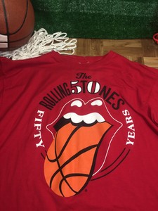 red rolling stones shirt
