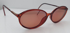 Vintage Safilo 5715 Brown Oval Sunglasses Italy FRAMES ONLY