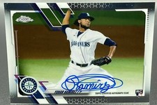 Yohan Ramirez RC Auto 2021 Topps Chrome RA-YR Seattle Mariners MLB