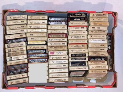Various Elvis Presley 8 Track Music Cartridge 8Track Tapes