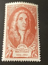 Timbre 855 - Célébrités Françaises Du XVIII Siècle - Watteau - 1949