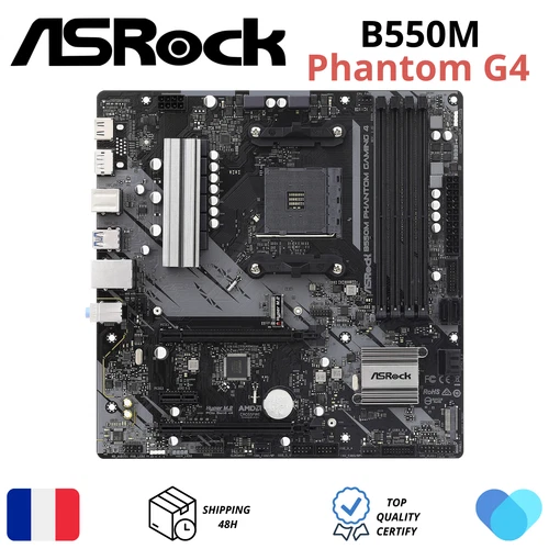 ASRock B550M Phantom Gaming 4 AM4 DDR4 Ryzen Carte mère