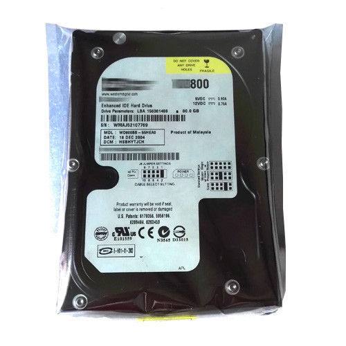 Original WD 80GB WD800BB 7200RPM ATA/100 IDE PATA Desktop 3.5" HDD Hard Drive - Picture 5 of 7