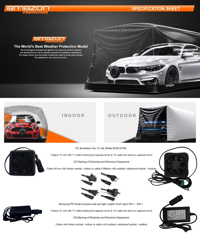 Amazon Protection Indoor Inflatable Capsule Car Bubble Cover for Alfa Romeo 159 Foto 4 de 4