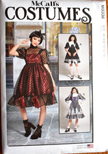 MCCALLS PATTERN 8336  DRESSES  K POP COSTUMES MISSES SIZES  6 8 10 12 14 UNCUT