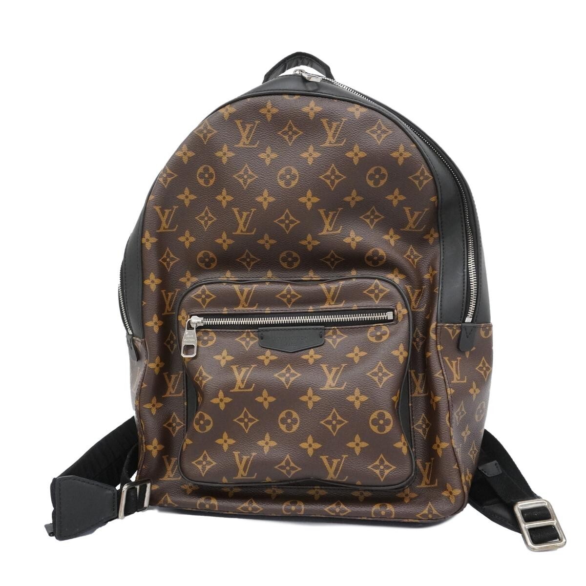 LOUIS VUITTON Backpack Josh M41530 Monogram Macassar Brown Canvas