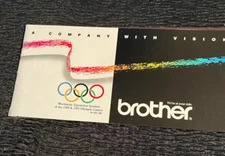 Olympics Brother Int'l Corporation Advertising Booklet Brochure Products 1990