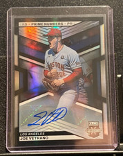 Joe Vetrano 2023 Elite Extra Prime Numbers Auto (A) #185/200 - Dodgers