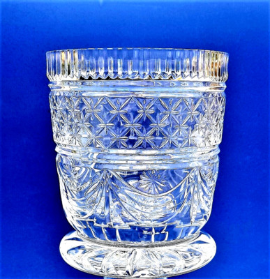 Designerglas von William Yeoward signiertes Kristallglas 622g handgefertigt