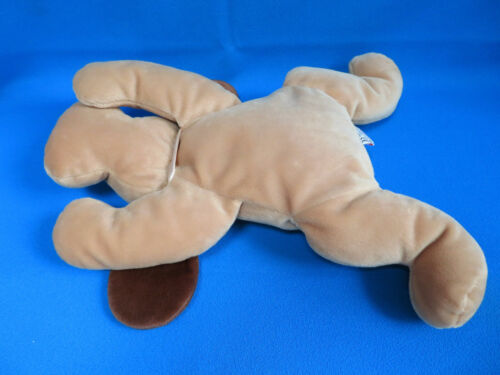 WOOF pillow pals 14" long brown PUPPY DOG soft toy TY BEANIE BUDDY vintage 1994 - Picture 5 of 8