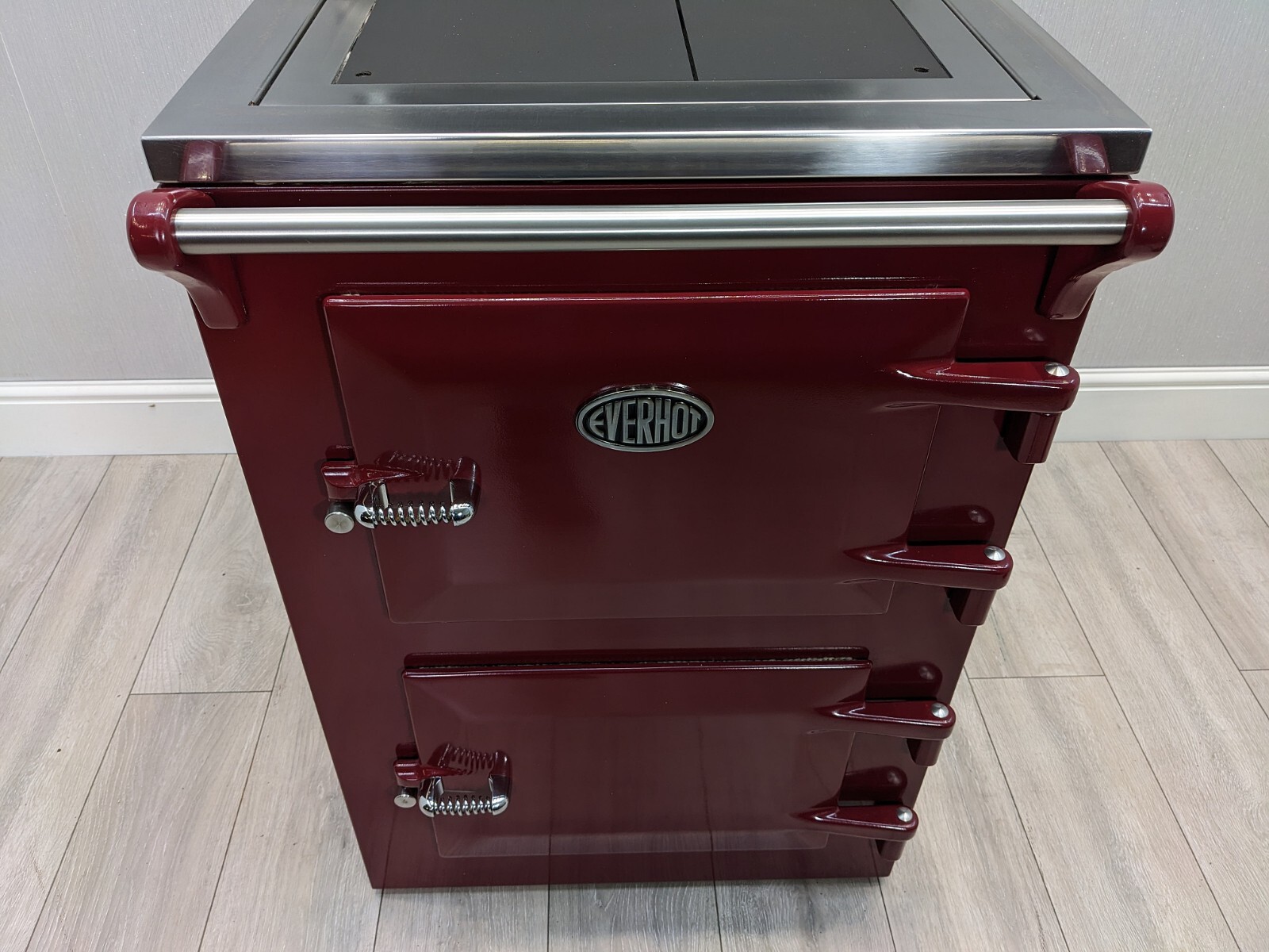 EVERHOT 60 ALL ELECTRIC RANGE COOKER 13 AMP WITH ECO MODE IN BURGUNDY