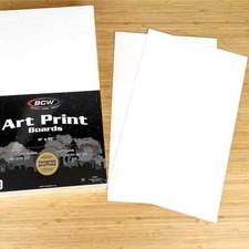 BCW 11x17 Art Print Backing Boards 100 Pack Acid-Free USA Made