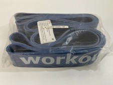Workout 6 X-Large Heavy Duty Pull-Up Resistance Bands Elastic, Blue Lot of 2 