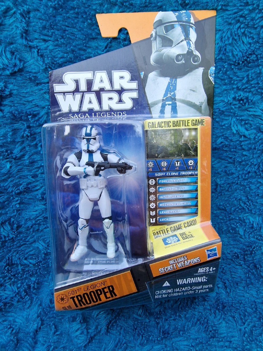2010 Star Wars Saga Legends 501st LEGION CLONE TROOPER SL19 UK