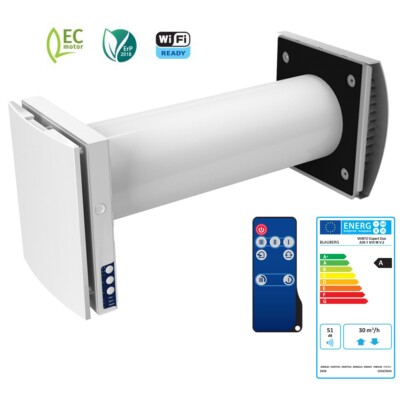 Blauberg Vento Expert Duo A30-1 S10 W V.2 dezentrale Lüftungsanlage WLAN 8053481