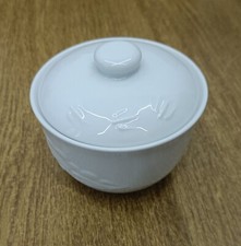 Mulino Bianco zuccheriera in porcellana bianca