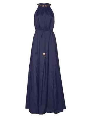 staud navy blue dress STAUD, Wells Dress in Navy Roma, Size 6