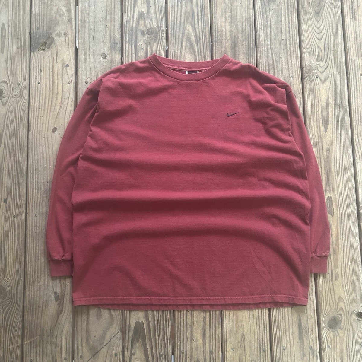 Vintage 90s Nike Essential L/S T-Shirt XXL | eBay