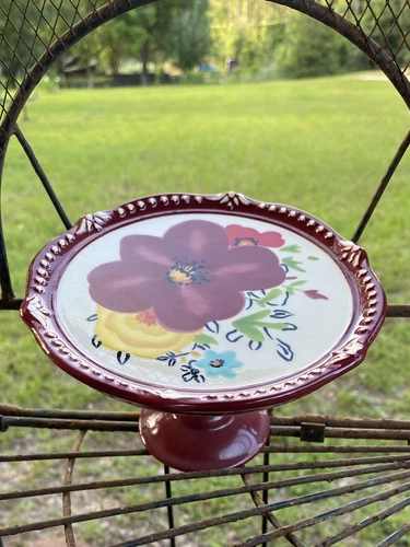 Gibson Pioneer Woman Alex Marie Mini Cake Mini Cupcake Stand MINT Condition HTF