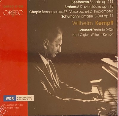 WILHELM KEMPFF - Beethoven/Brahms/Chopin/Schumann/Schubert 2 x CD NEW! Orfeo