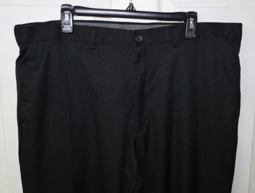 Pantaloni abiti dritti Haggar Cool 18 Pro Classic Fit da uomo grigi 40x32 - Foto 3 di 7