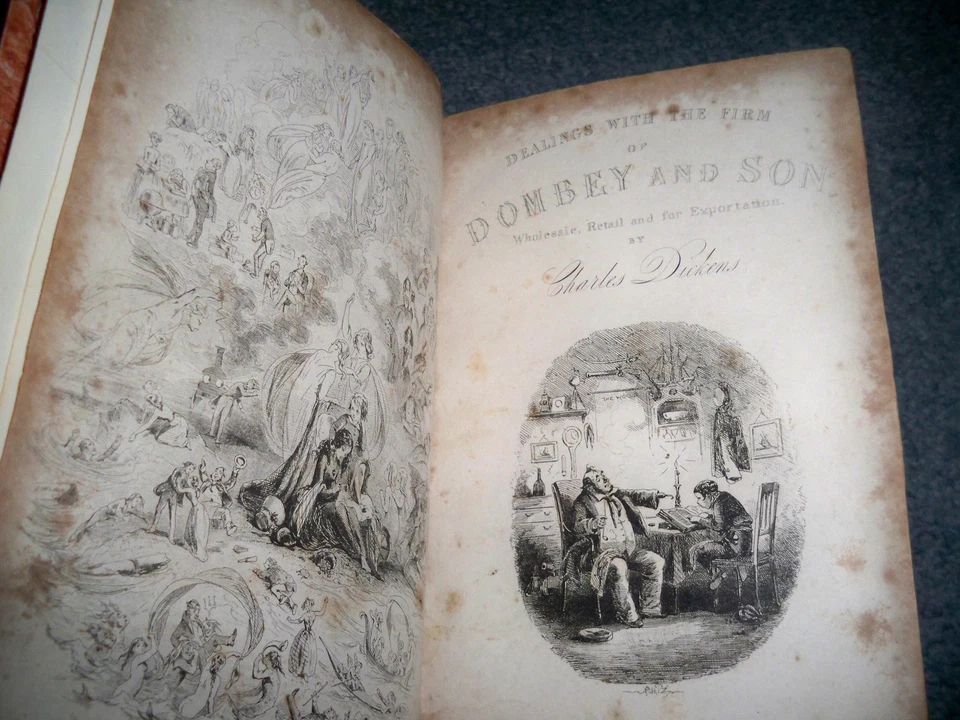 Dombey and Son Charles Dickens True 1st Edition 1st Issue - Imagem 4 de 4