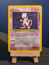 Mewtwo 10/102 Base Set Holo Rare Pokemon Card 1999 WOTC TCG Pokémon MP