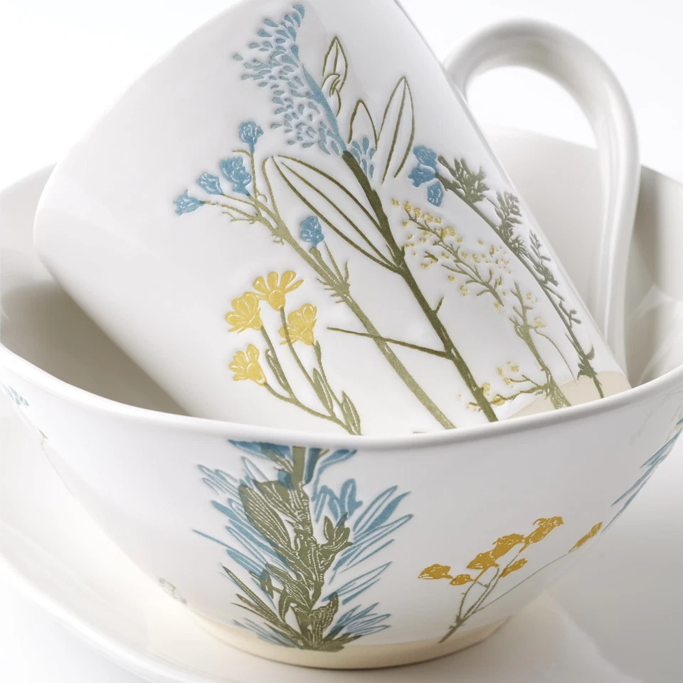 896609 Wildflowers All-Purpose Bowls, Set of 4 - Image 3 of 4