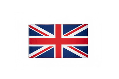 5 x 3 Fuß Union Jack große Flagge Messing Ösen Doppelnaht Rand UK Großbritannien