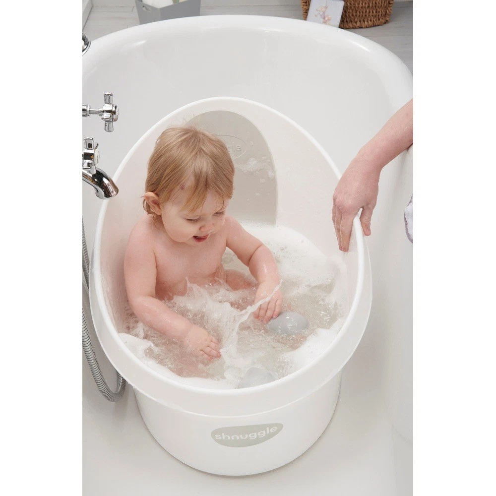 Toddler Bath Tub With Back Support Shnuggle Non slip For 9 Months Babies NEW UK