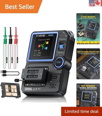 Versatile Capacitor & Transistor Tester with Automatic Component Recognition