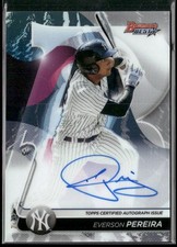 2020 Bowman's Best Best of 2020 Auto Everson Pereira #B20-EP New York Yankees