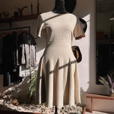 Vintage Alexander McQueen Knit Short Sleeve Dress