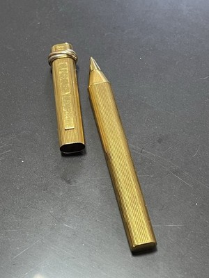 Cartier Vendome Ballpoint Pen  Gold Plate Vintage Le Must de Cartier