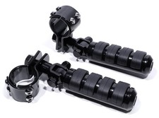 Sturzbügel-Fußrasten-Set Schwarz Highway Pegs 32mm für Harley-Davidson Cruiser 