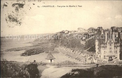Granville Manche Vue panoramique du Moulin a Vent