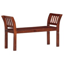 Legno Massello di Acacia Panca Panchina Sedile Sediletto Mobile 111 cm vidaXL