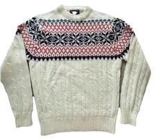 Vintage 70s Christopher  Banks Fair Isle Sweater Medium Acrylic Pullover