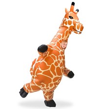 Halloween Inflatable Costumes for Funny Giraffe Full Body Blow Up Animal Cost...