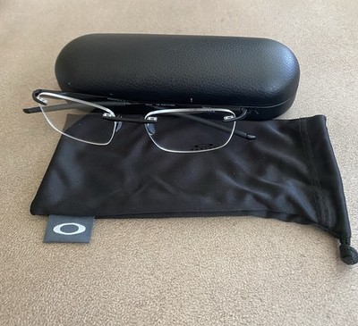 Oakley WINGFOLD EVS OX5115-0253 Rimless Titanium Satin Black Eyeglasses Frame