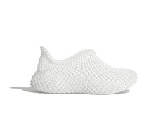 ASTA STARAY Futuristic 3D-Printed Lightweight Breathable Slip On Sneaker White