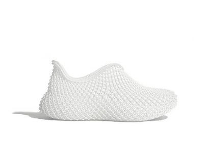 ASTA STARAY Futuristic 3D-Printed Lightweight Breathable Slip On Sneaker White