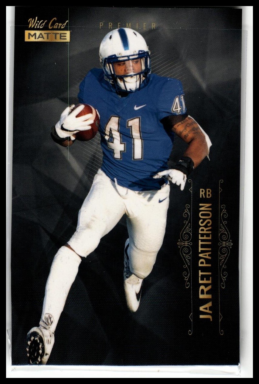 2021 Wild Card Matte White #MBC-68 Jaret Patterson Black