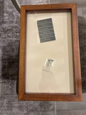 Pottery Barn Outlet Shadow Box Frame - Mahogany Finish- 11" x 18" - Cork & Pins