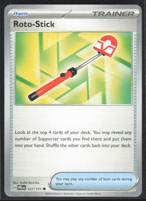 2025 Scarlet & Violet Series - Prismatic Evolutions Roto-Stick Common #127