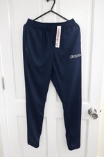Kappa Track Pants Navy Blue Joggers Size S BNWT Sports Training Bottoms